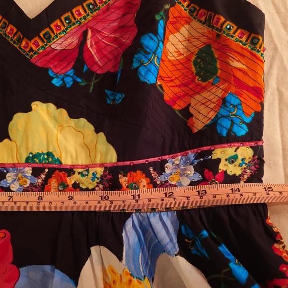 NWOT Stunning Camilla "Away With the Fairies" Floral Maxi Dress M Embellished - Picture 10 of 17